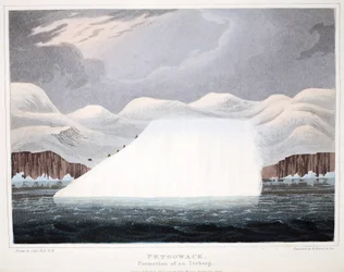 Petowacx, formation of an Iceberg, illustration from 
